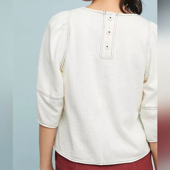 Anthropologie Current Air Karnes Structured Top Size XS NWT - Picture 2 of 8